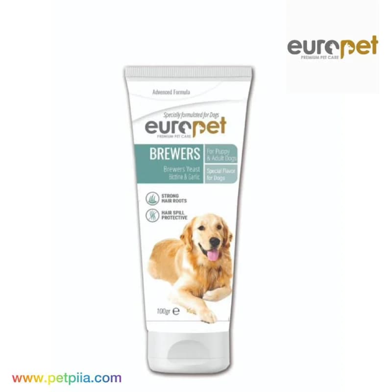 خمیر مخمر پوست و مو سگ یوروپت – EUROPET DOG BREWERS