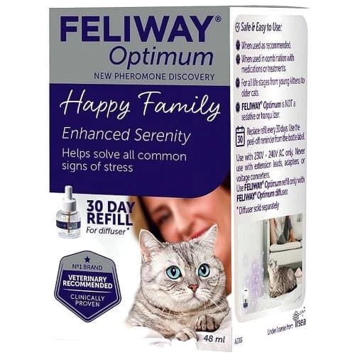 رایحه فرومون آرام‌بخش گربه فلیوی اپتیموم ۴۸ میل | FELIWAY Optimum Refill — تصویر ۴