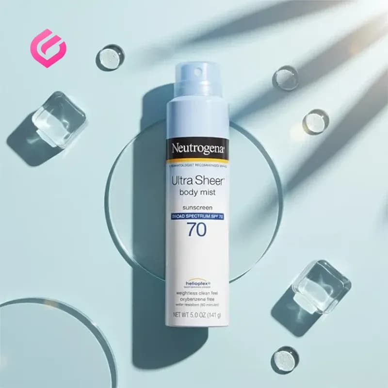 اسپری ضد آفتاب نوتروژینا مدل Ultra Sheer 70 — تصویر ۱۱