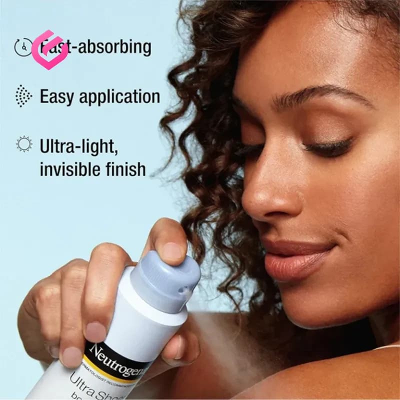 اسپری ضد آفتاب نوتروژینا مدل Ultra Sheer 70 — تصویر ۵