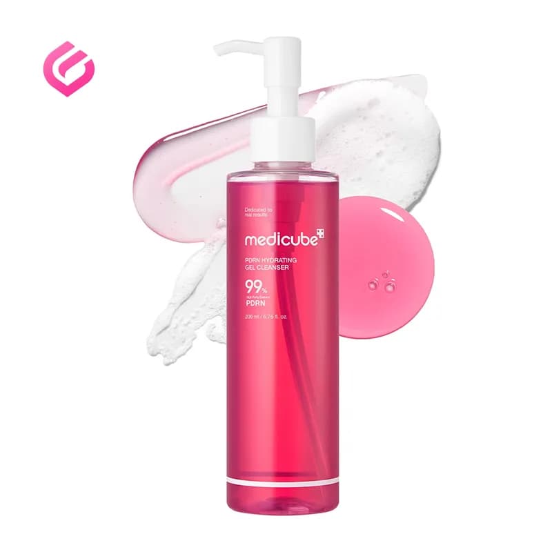 ژل شستشوی آبرسان مدیکیوب PDRN Pink Hydrating Gel Cleanser