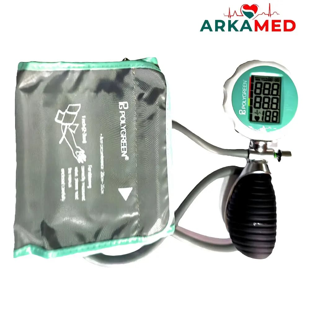 فشارسنج دیجیتال نیمهاتوماتیک POLYGREEN KP‑7920 — تصویر ۲