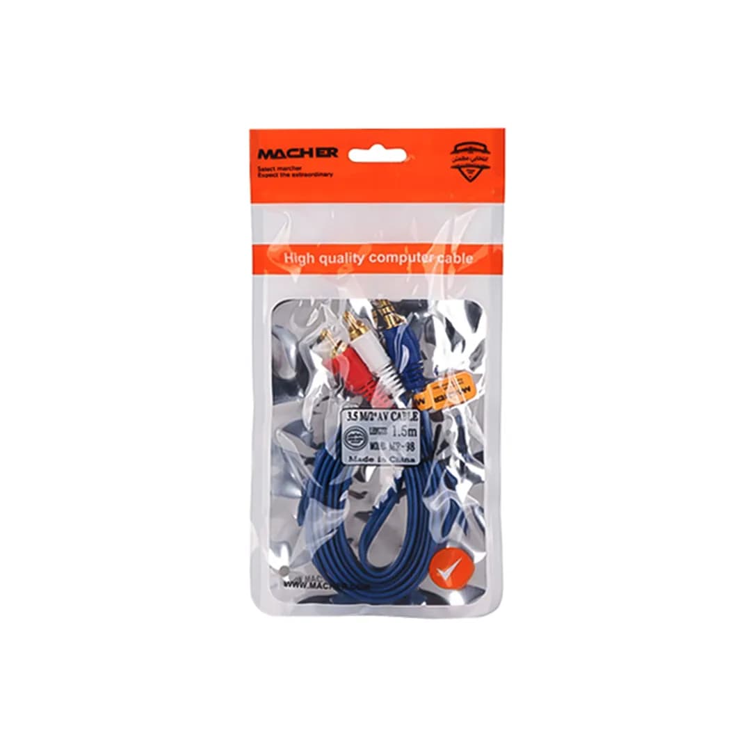 کابل تبدیل 1 به 2 مچر مدل MR-98 طول 1.5 متر — تصویر ۲