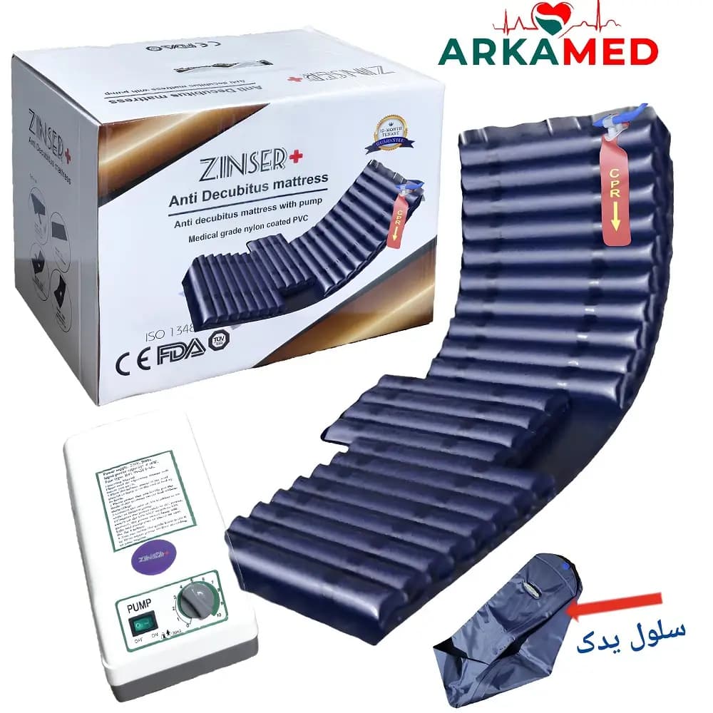 تشک مواج سلولی زینسرپلاس (+Zinser) مدل 1005(CPR)سوراخ دار — تصویر ۳