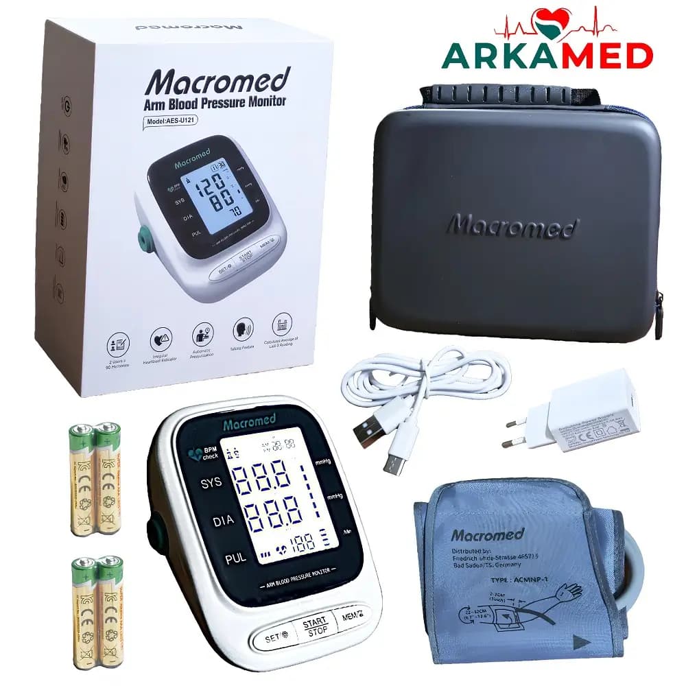 فشارسنج دیجیتال سخنگو ماکرومد مدل AES-121 — تصویر ۵
