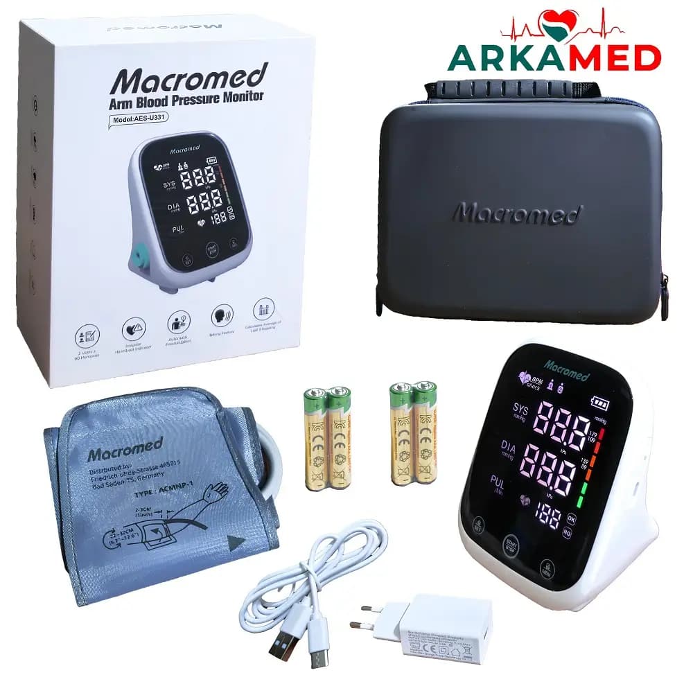 فشارسنج دیجیتال سخنگو ماکرومد مدل AES-331 — تصویر ۵