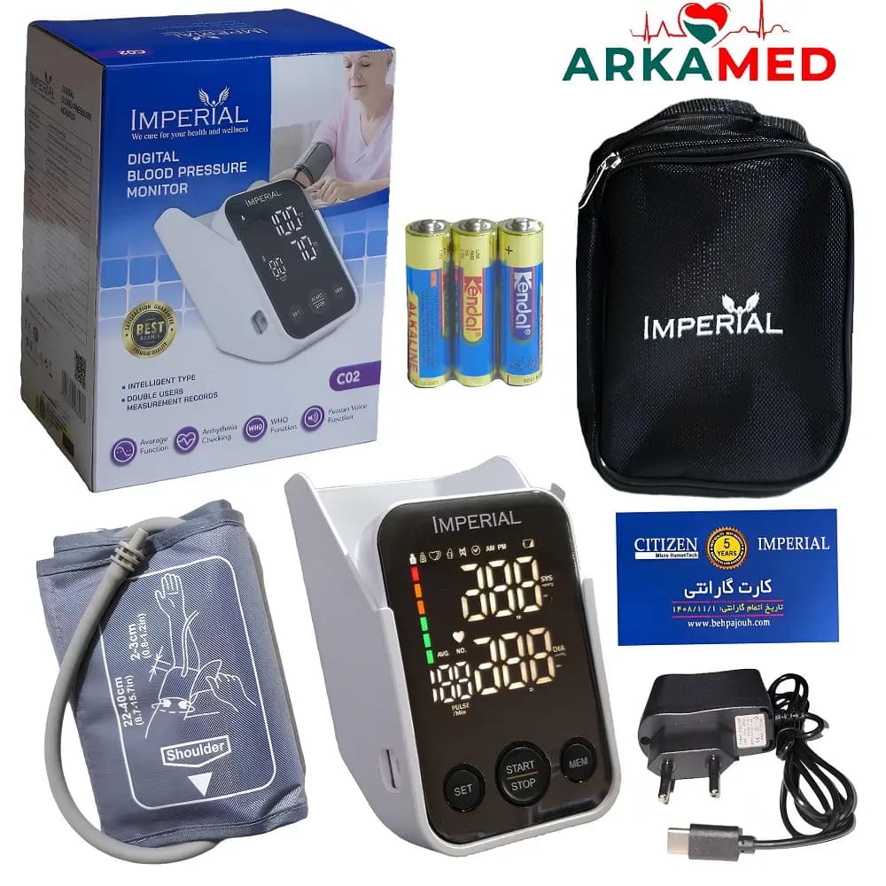 فشارسنج دیجیتال سخنگو امپریال مدل IMPERIAL-C02 — تصویر ۵