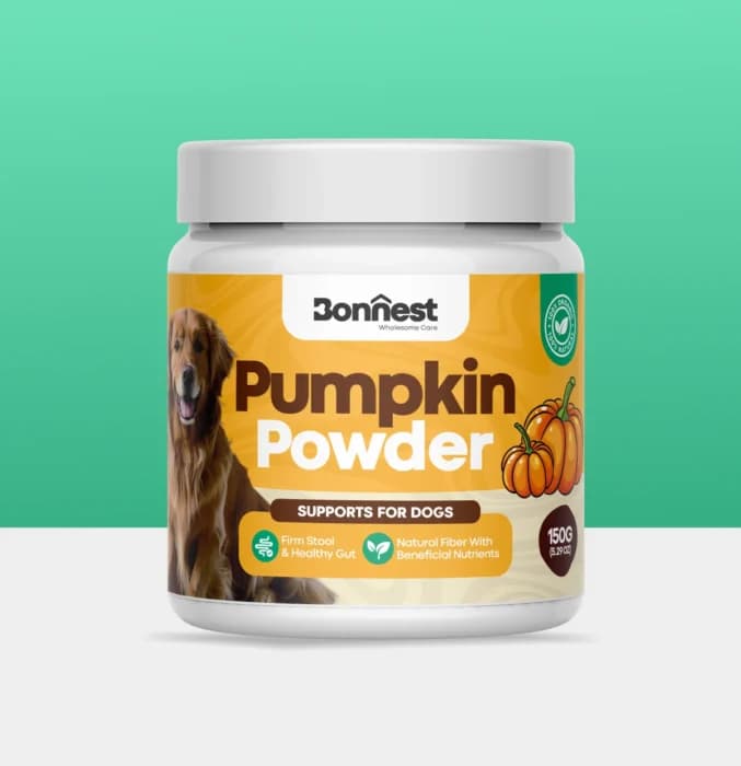 پودر کدو بونست مخصوص سگ 150 گرم – BonNest Pumpkin Powder for Dogs — تصویر ۳
