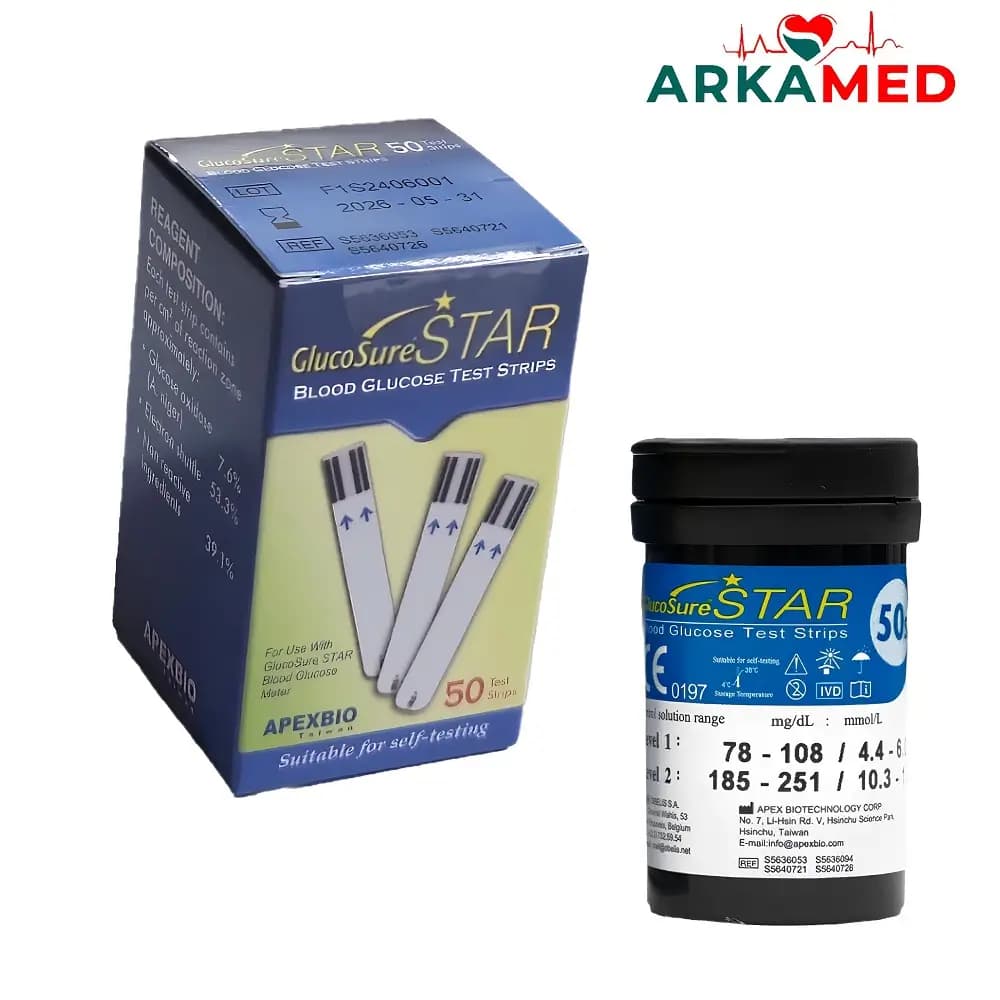 نوار تست قند خون استار (GlucoSure Star) — تصویر ۲