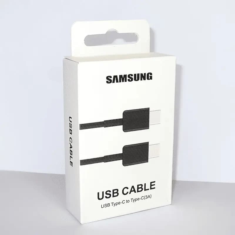کابل دو سر تایپ سی اصلی سامسونگ Samsung 3A EP-DG977/EP-DN980 Type-C Cable 1m