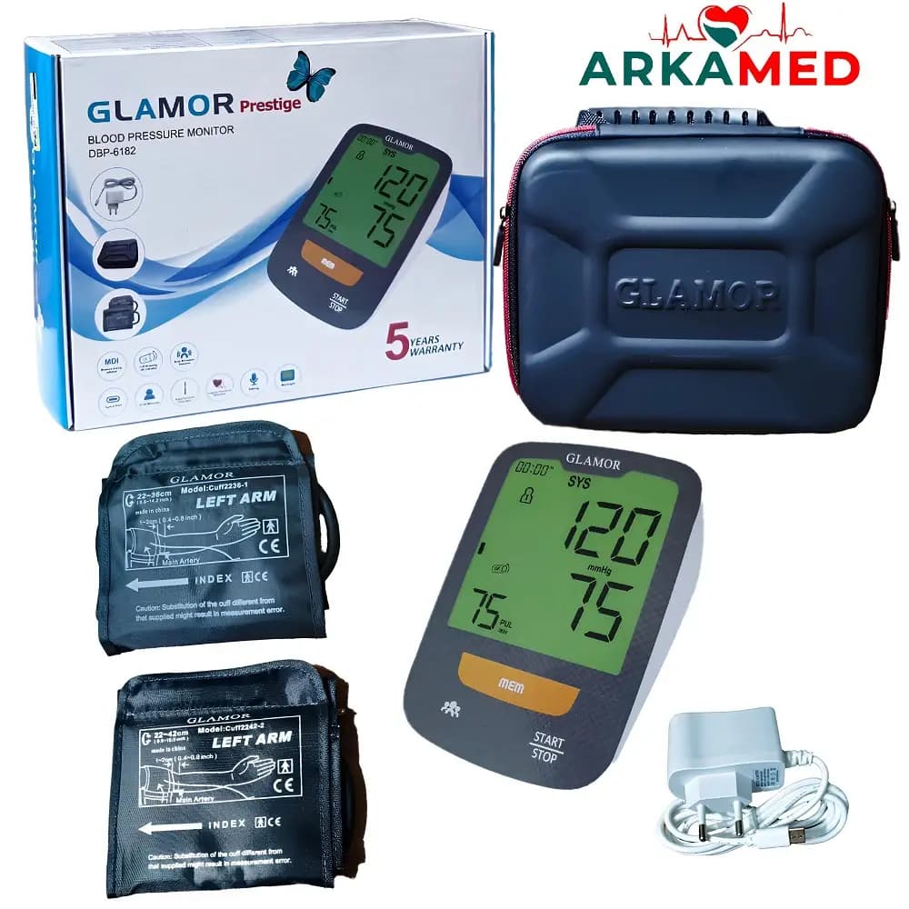 فشارسنج دیجیتال سخنگو گلامور GLAMOR DBP-6182 — تصویر ۵