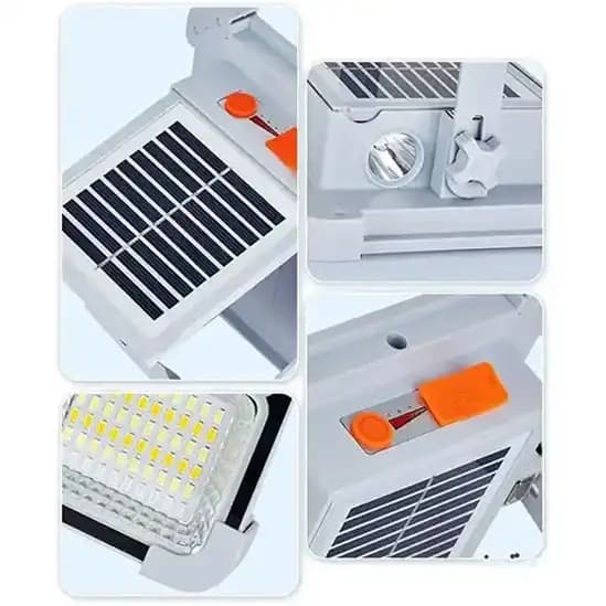 پروژکتور شارژی خورشیدی 100 وات مدل CC8013 — تصویر ۲