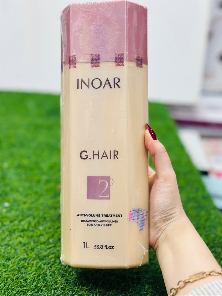 کراتین مو اینوار جی هیر Inoar Ghair وزن 1000 میلی لیتر — تصویر ۳