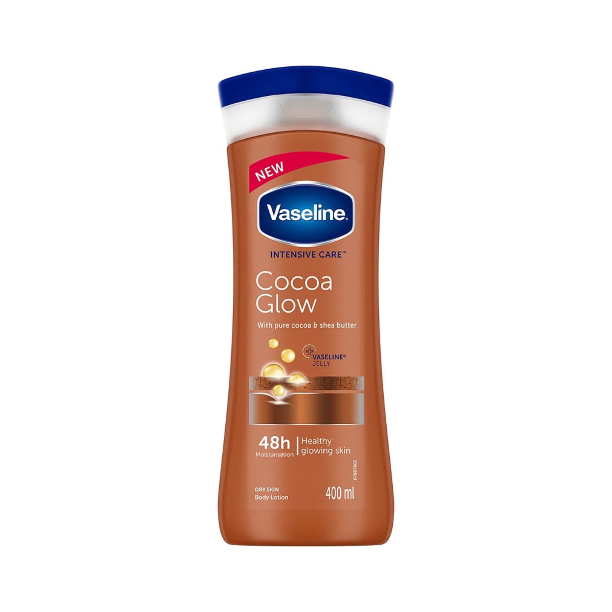لوسیون بدن وازلین VASELINE مدل COCOA GLOW حجم400ml اصل