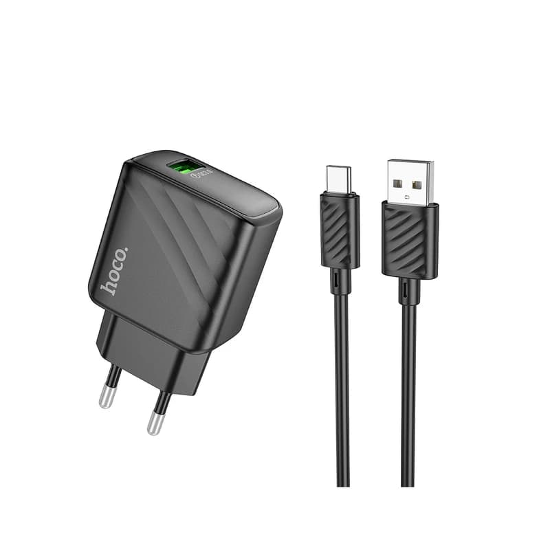 شارژر دیواری هوکو همراه با کابل تایپ سی مدل CS21A — تصویر ۹