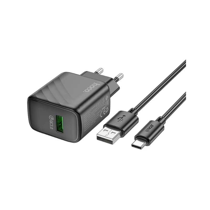 شارژر دیواری هوکو همراه با کابل تایپ سی مدل CS21A — تصویر ۶