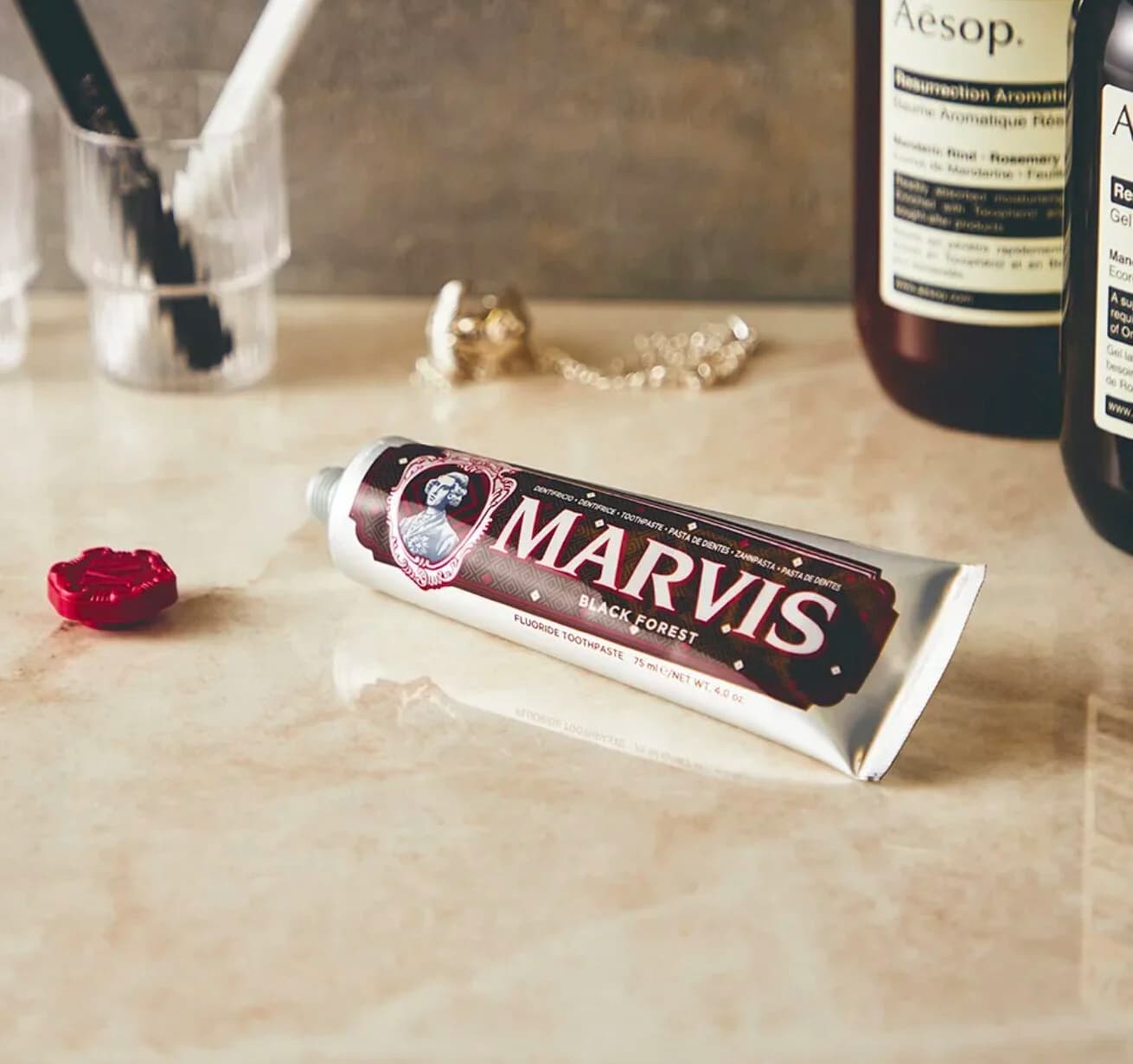 خمیر دندان مارویس Black Forest حجم 75 میلی لیتر — تصویر ۳