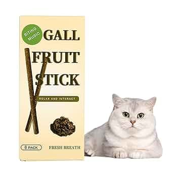 تشویقی مدادی دنتال گربه مدل Gall Fruit Stick بسته 6 عدد