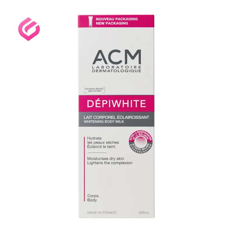 شیر بدن ضد لک و روشن کننده دپی وایت ای سی ام ACM Depiwhite — تصویر ۲