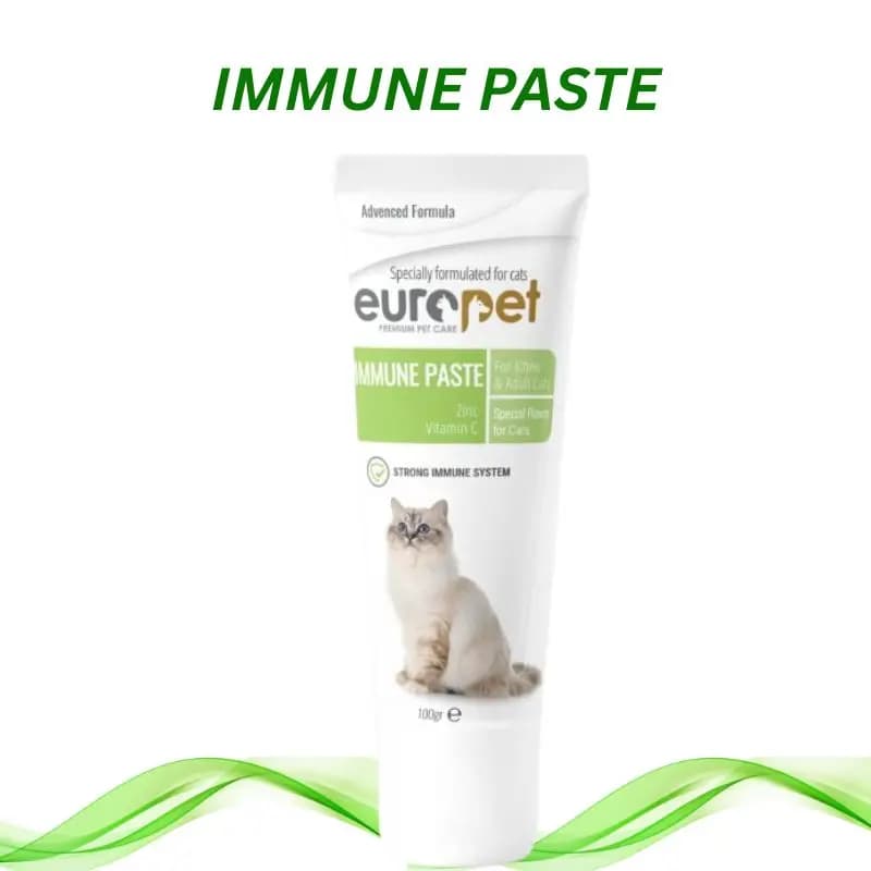 خمیر سیستم ایمنی گربه یوروپت – 100 گرم — تصویر ۲