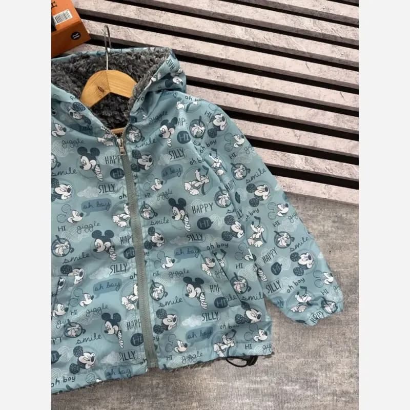 سویشرت بچه گانه تو خز ضد آب مناسب 2 تا 9 سال — تصویر ۶
