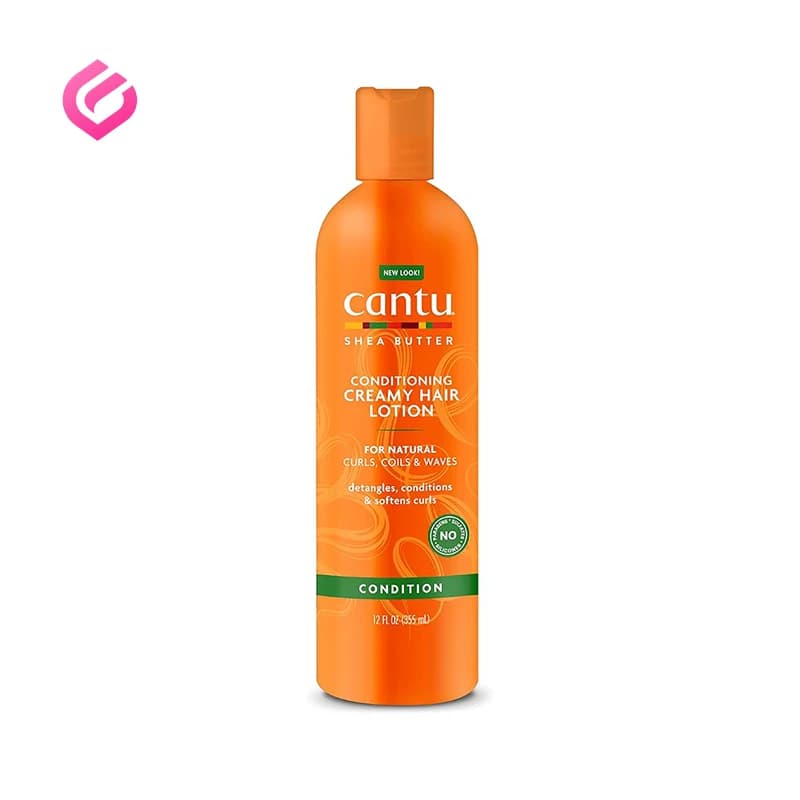 لوسیون کرمی نرم‌کننده مو کنتو Cantu — تصویر ۳