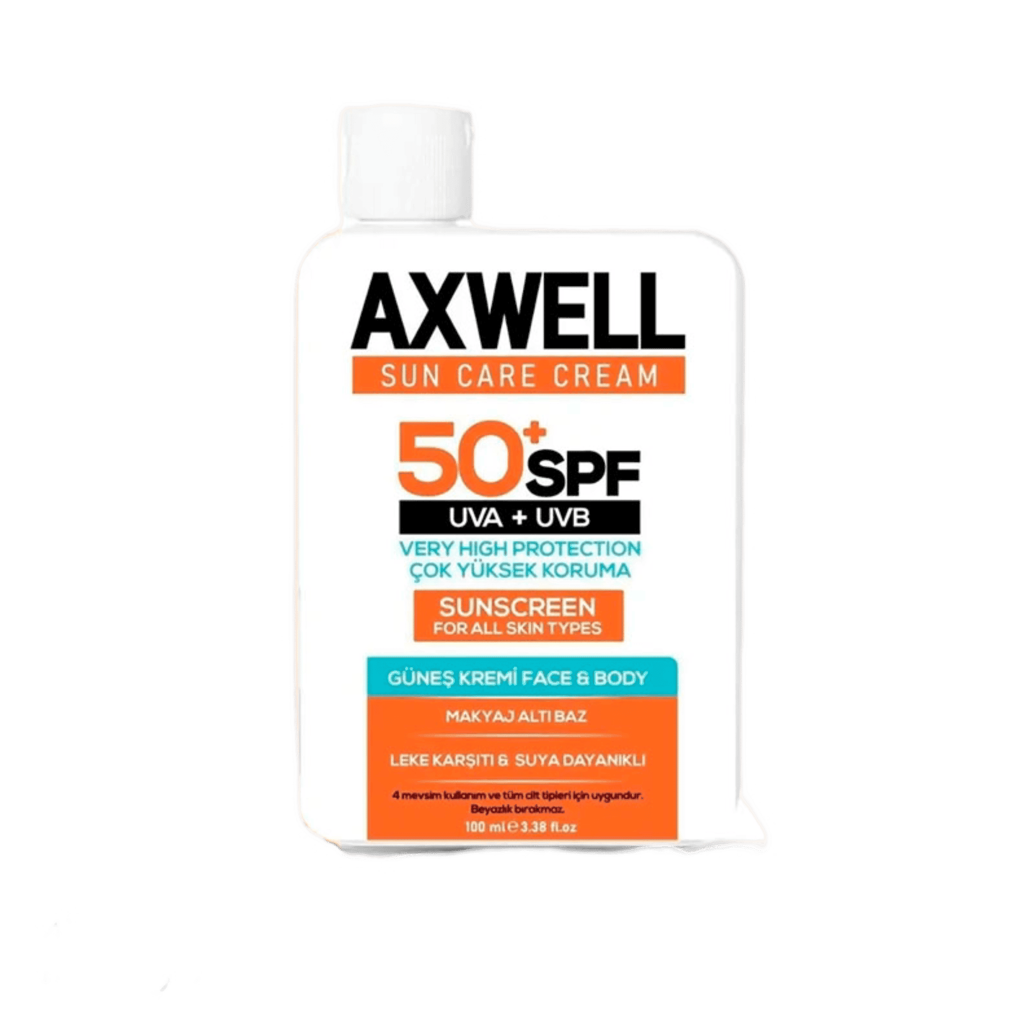کرم ضد آفتاب ضد لک با محافظت فوق العاده بالا و SPF 50 + آکسول آرسی کازمتیک