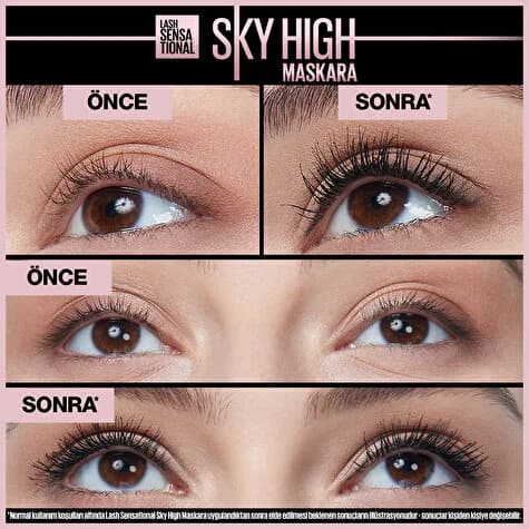 ست دو عددی ریمل میبلین | Maybelline Lash Sensational Sky High X2 — تصویر ۱۲