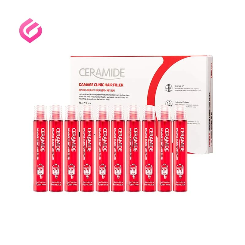 فیلر درمانی مو سرامید فارم استی | Farm Stay Ceramide Damage Hair Filler — تصویر ۲