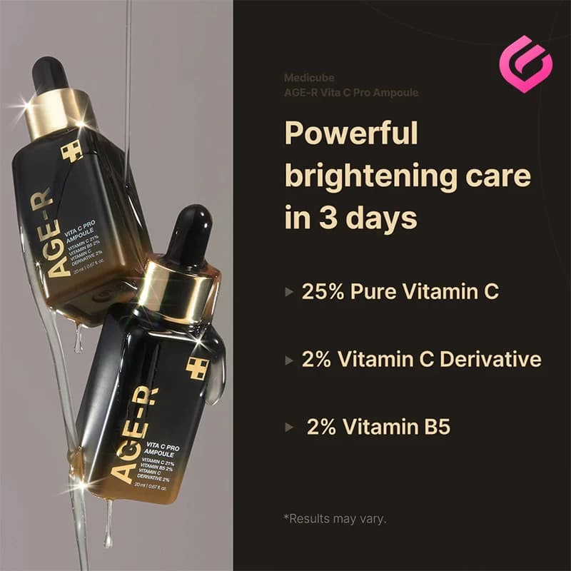 سرم ویتامین سی مدیکوب | Medicube Age-R Vita C Pro Ampoule — تصویر ۴