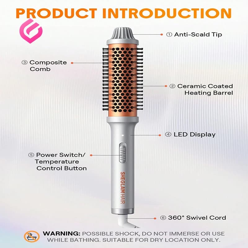 برس حرارتی شیگلم It-Curl Thermal Blowout Brush — تصویر ۴