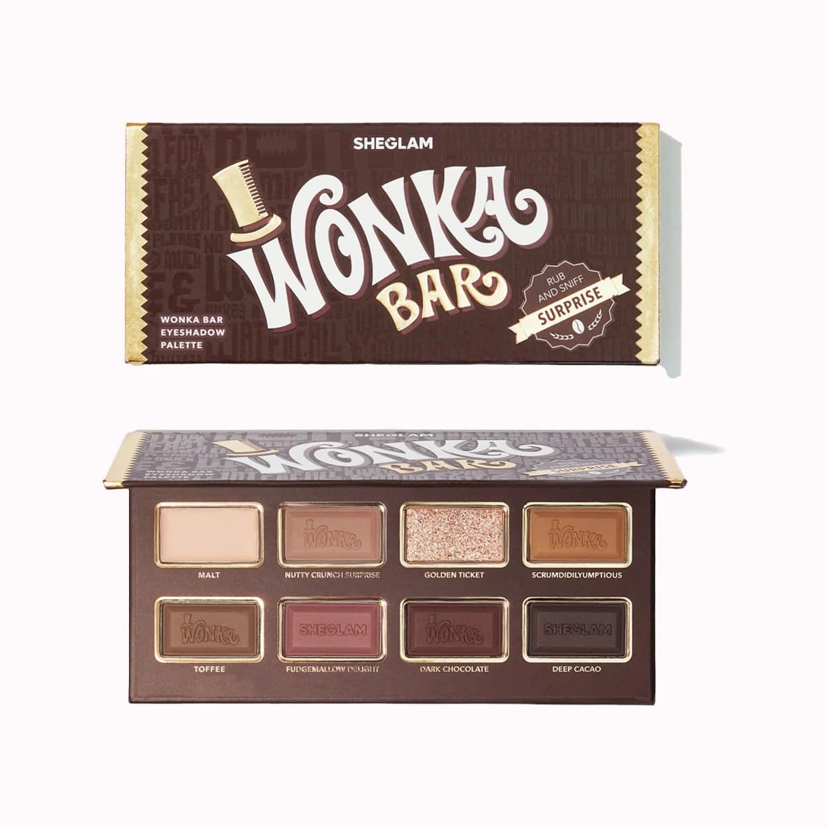 پالت سایه شیگلم ویلی ونکا بار 8 رنگ Willy Wonka Wonka sheglam — تصویر ۴
