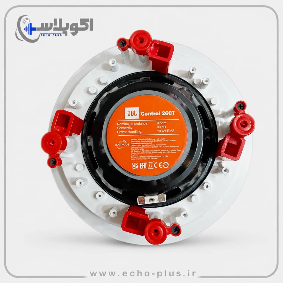 پک بلندگوی سقفی 2عددی JBL ووفر 6 اینچ با آمپلی فایر دیواری تاچ — تصویر ۶