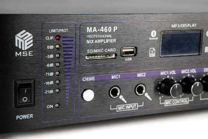 آمپلی‌فایر میکسر MA-460 P برند mse — تصویر ۱۰
