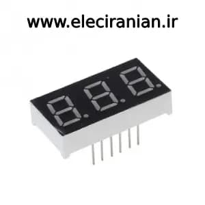 سون سگمنت سه دیجیت 10 در 22 آند قرمز مالتی پلکس کد محصول : smn-2381bsr*