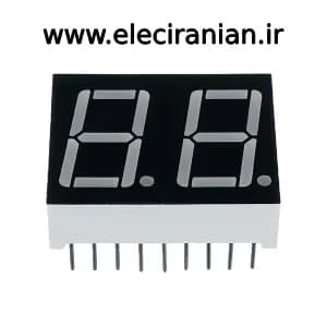 سون سگمنت دو دیجیت 19 در 25 کاتد قرمز 18 پایه کد محصول : smn-5261AS