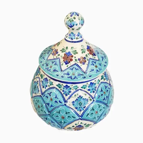 قندان میناکاری طرح دیزی — تصویر ۶
