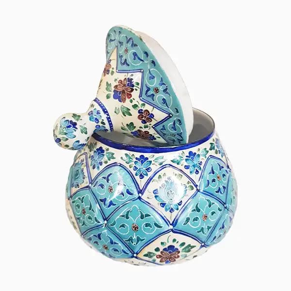 قندان میناکاری طرح دیزی — تصویر ۷