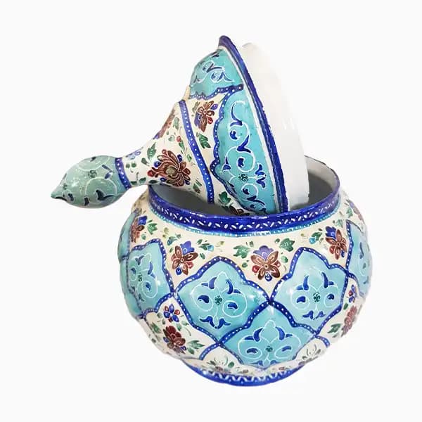 قندان میناکاری مسی — تصویر ۳