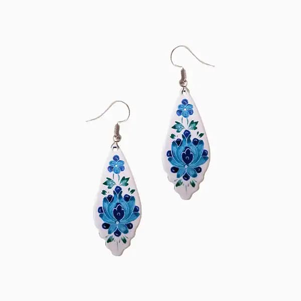 گوشواره میناکاری طرح شاه عباسی — تصویر ۳