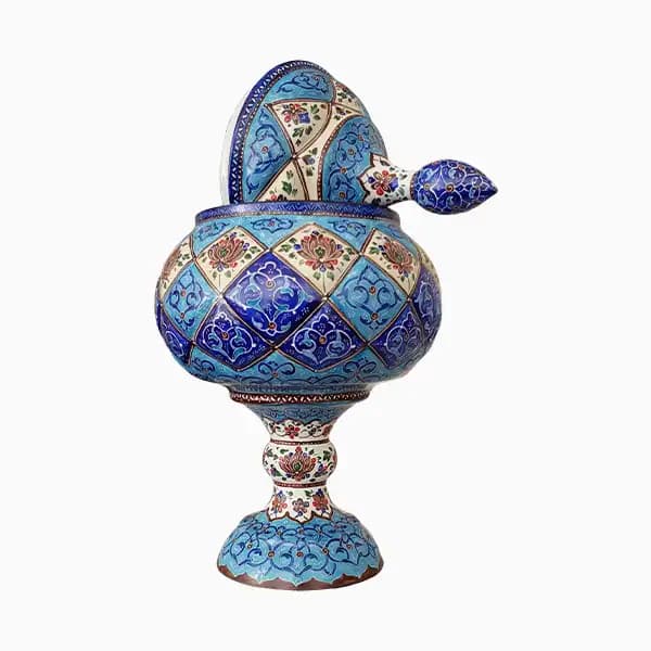 شکلات خوری میناکاری 23 سانتی — تصویر ۲