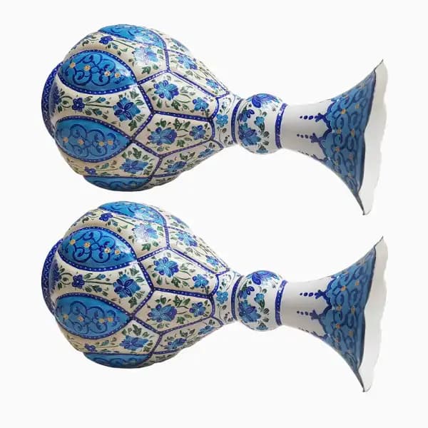 گلدان طرح میناکاری جفتی — تصویر ۱۲