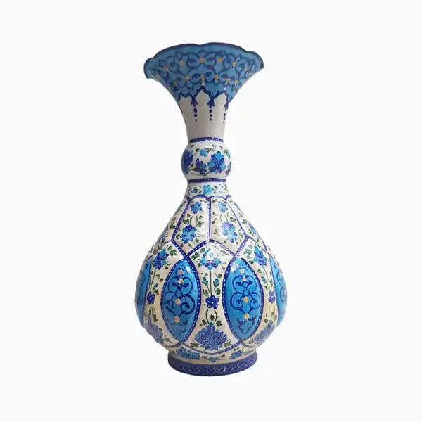 گلدان طرح میناکاری جفتی — تصویر ۵