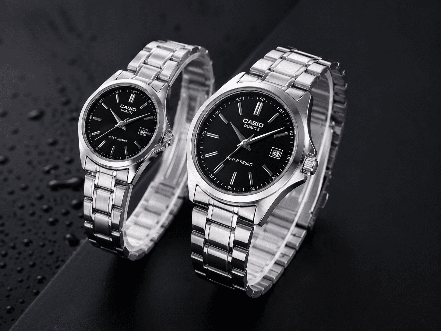 ست ساعت کاسیو‌ کیفیت عالی استیل حک کاسیو casio