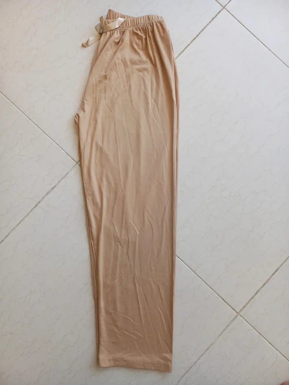 شلوار راحتی نخی کد 15486 — تصویر ۲