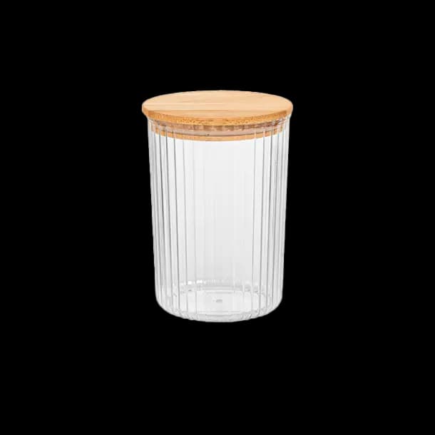 بانکه شیاردار لیمون ۹۰۰ میلی لیتر درب چوبی 2506
