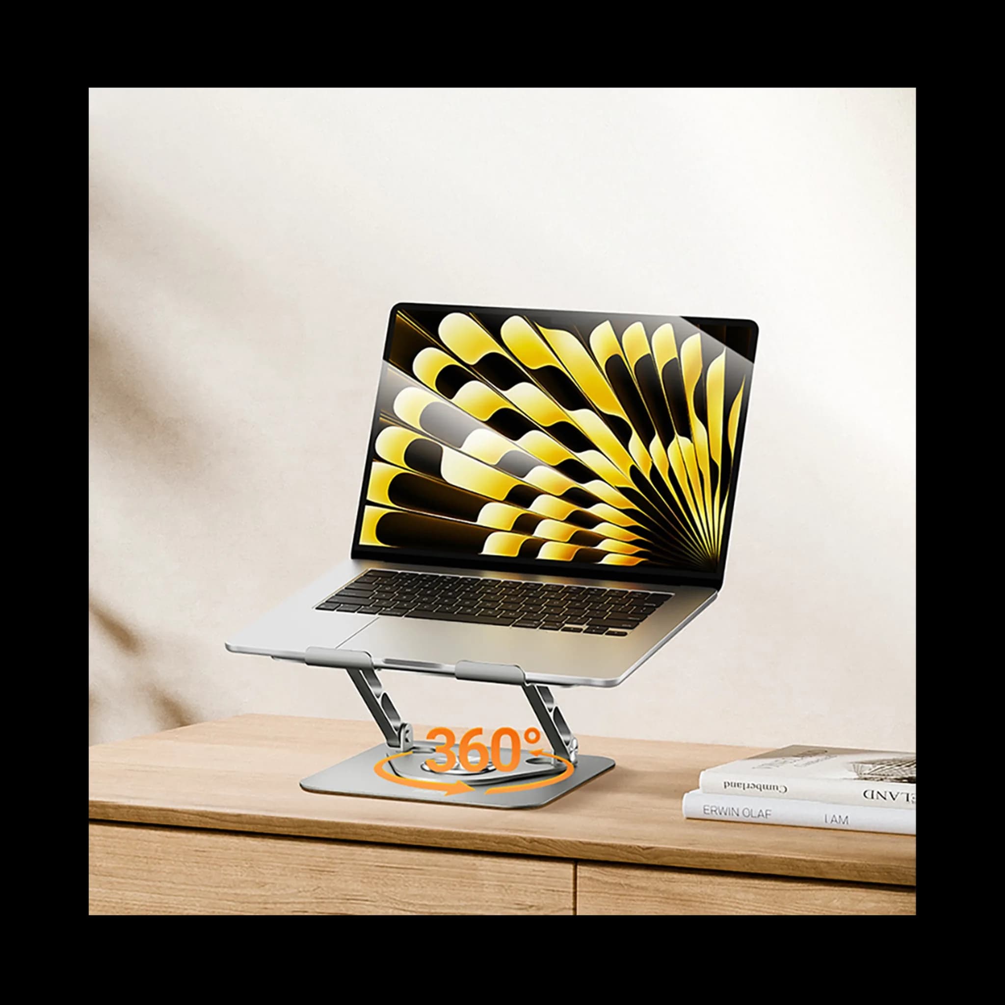 پایه نگهدارنده رومیزی لپ تاپ و مک بوک RECCI مدل RHO-M25 — تصویر ۵