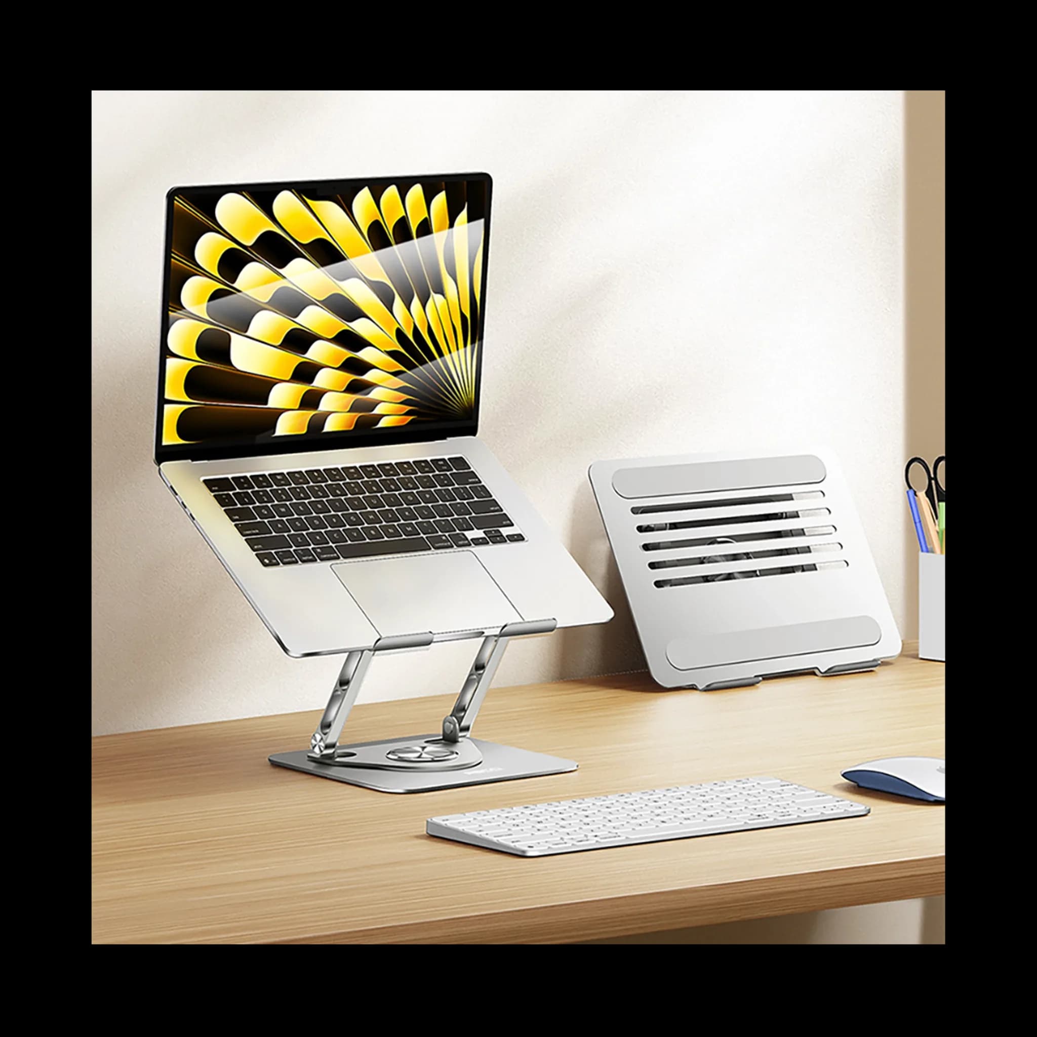 پایه نگهدارنده رومیزی لپ تاپ و مک بوک RECCI مدل RHO-M25 — تصویر ۶