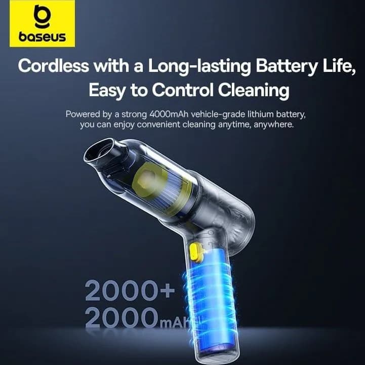 جارو شارژی ماشین BASEUS مدل C30476600121 — تصویر ۶