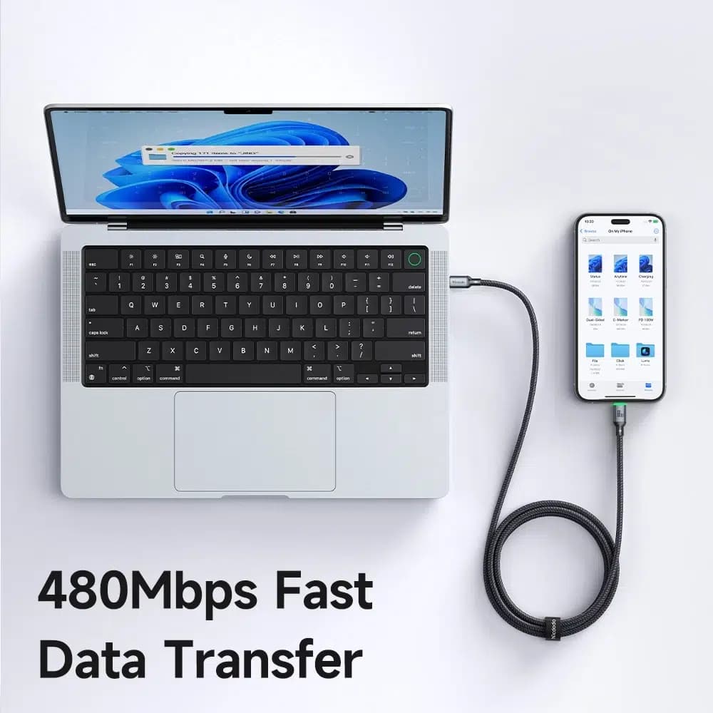 کابل تایپ سی به تایپ سی مکدودو Mcdodo مدل 6870 — تصویر ۶